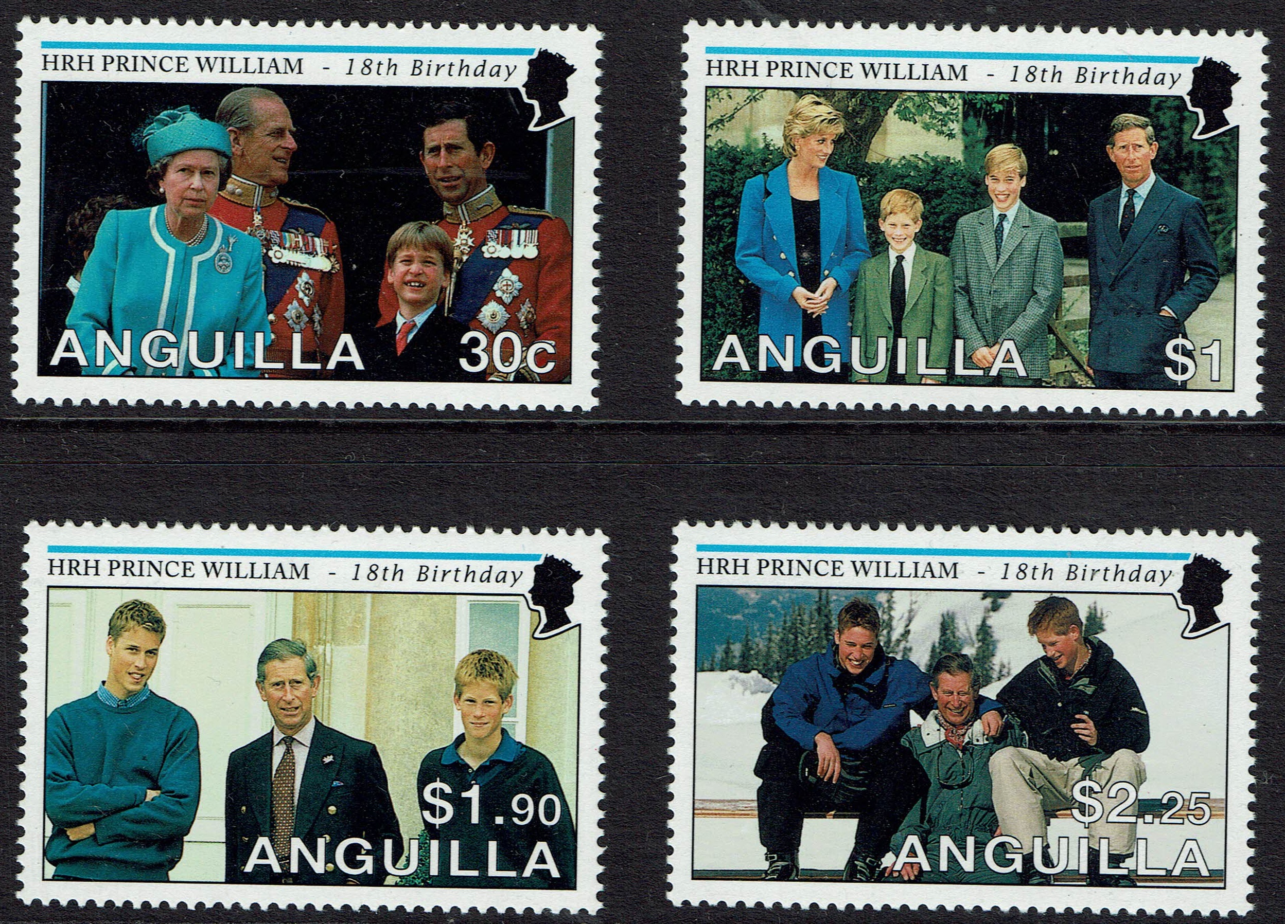 Anguilla SG 1065-68